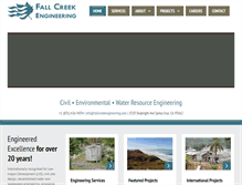 Tablet Screenshot of fallcreekengineering.com